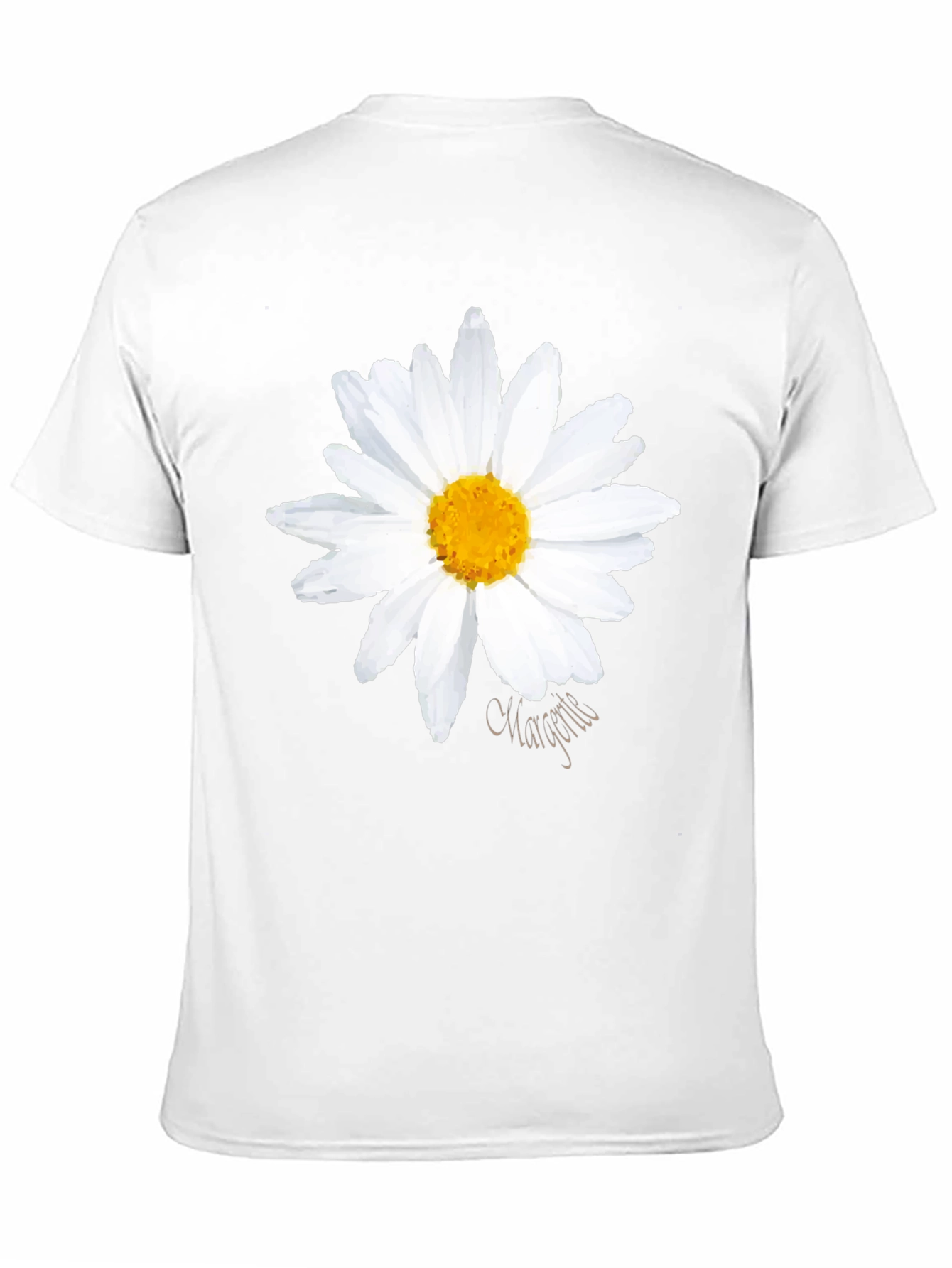 Daisy Graphic Black T-Shirt - Summer Style