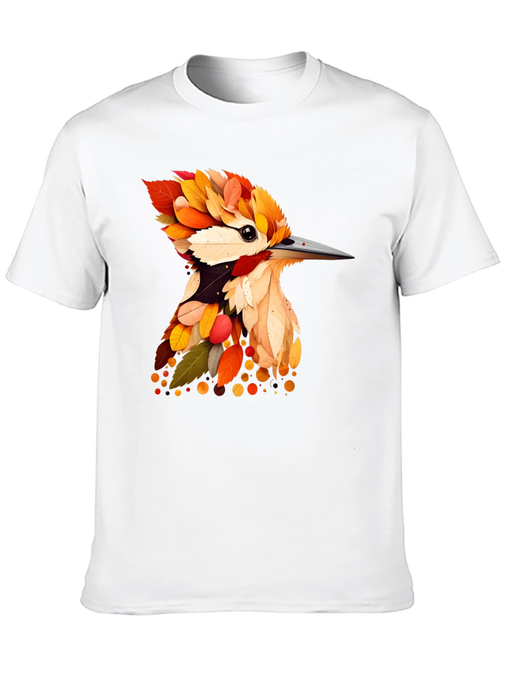 Autumn Leaf Bird Graphic Tee