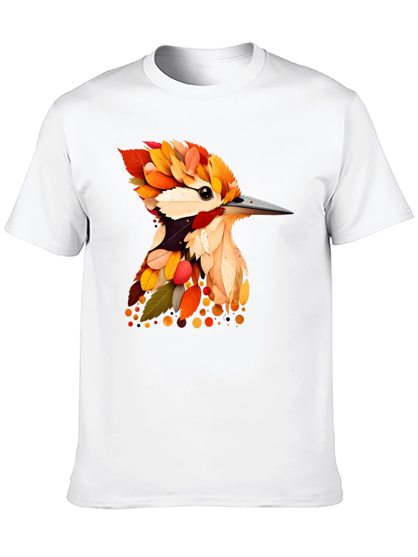 Autumn Leaf Bird Graphic Tee
