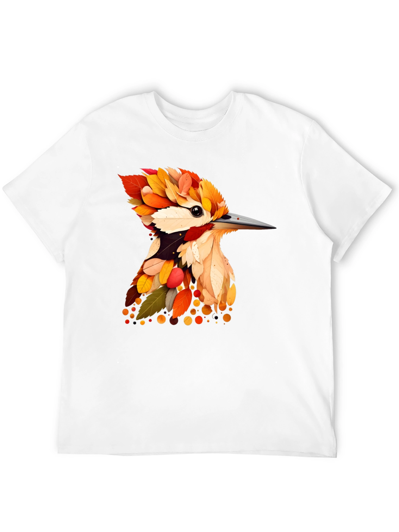 Autumn Leaf Bird Graphic Tee