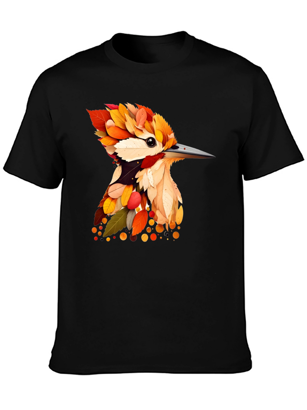 Autumn Leaf Bird Graphic Tee