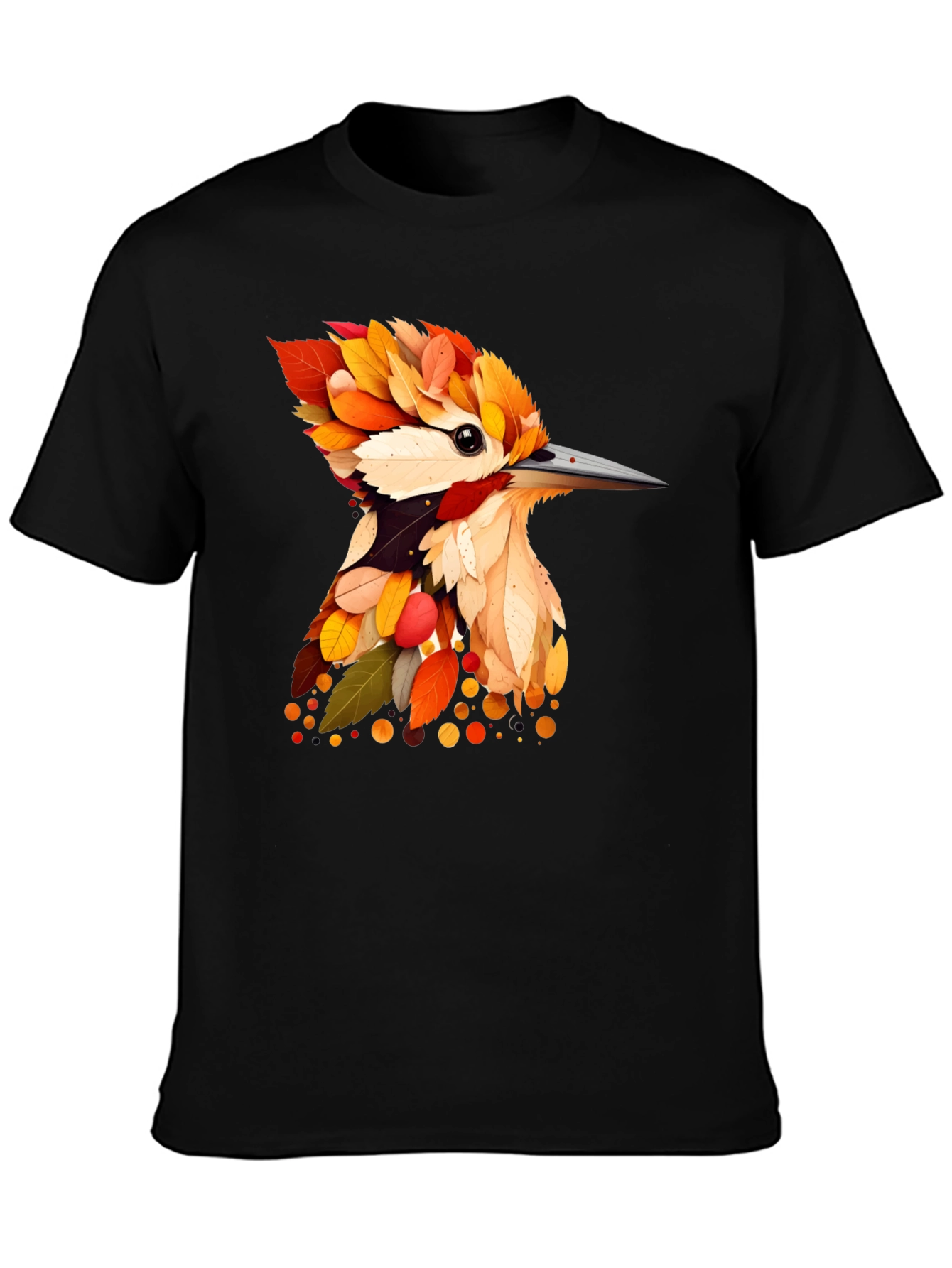 Autumn Leaf Bird Graphic Tee