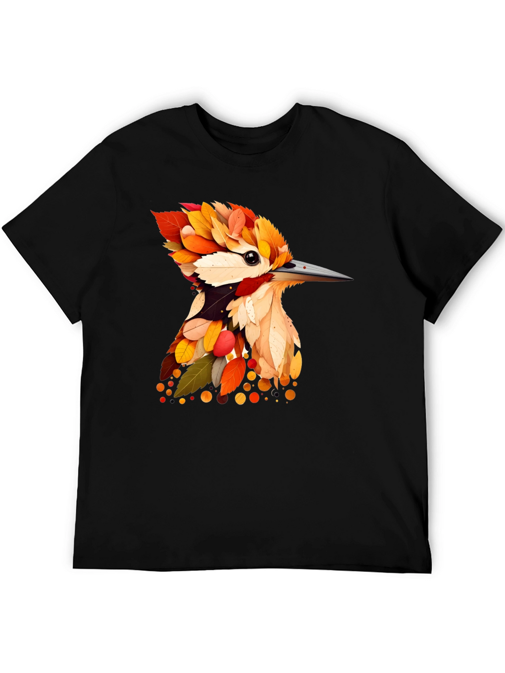 Autumn Leaf Bird Graphic Tee