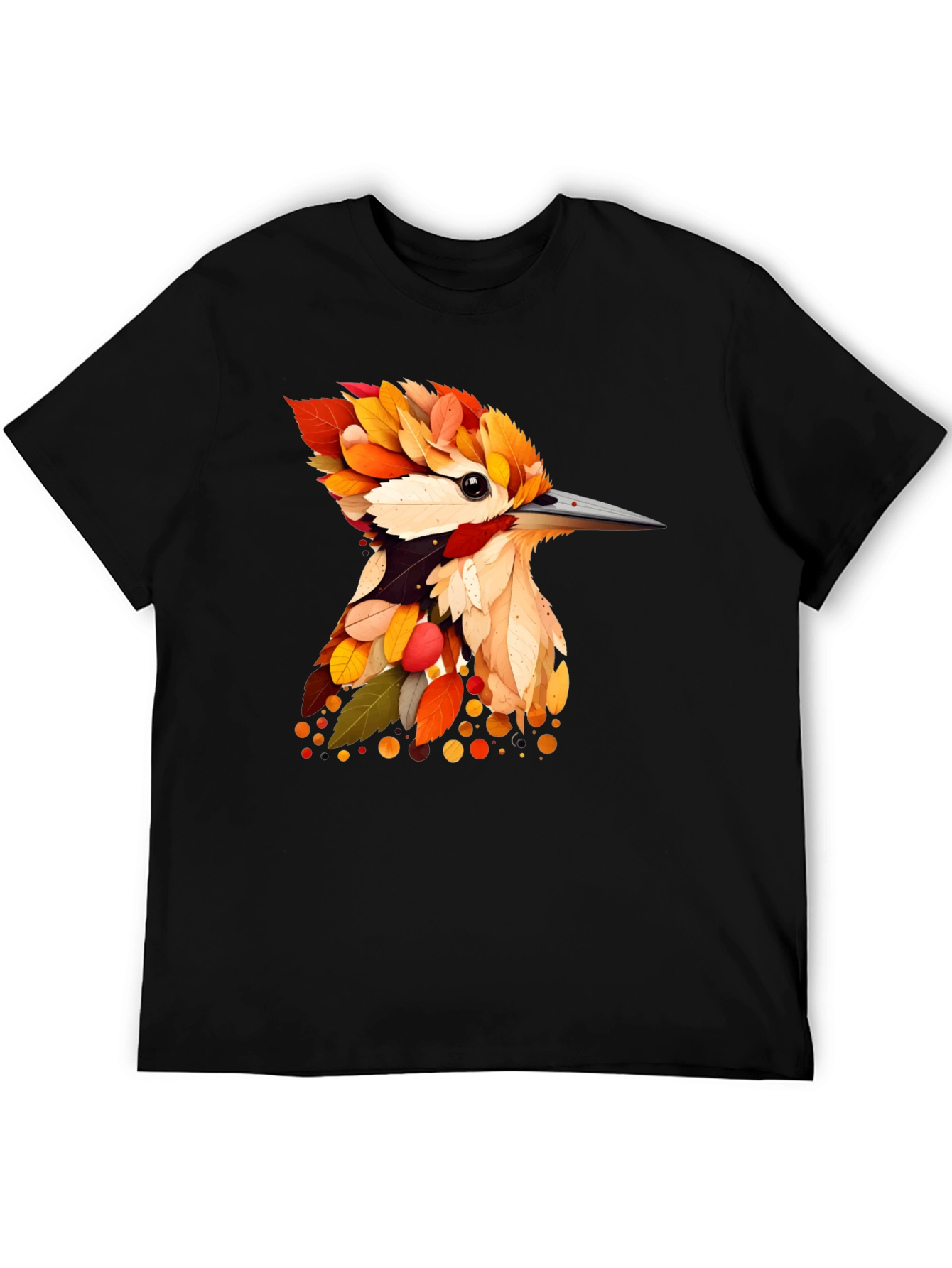 Autumn Leaf Bird Graphic Tee