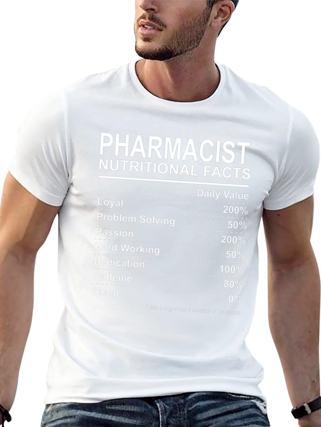 Pharmacist Nutritional Facts T-Shirt