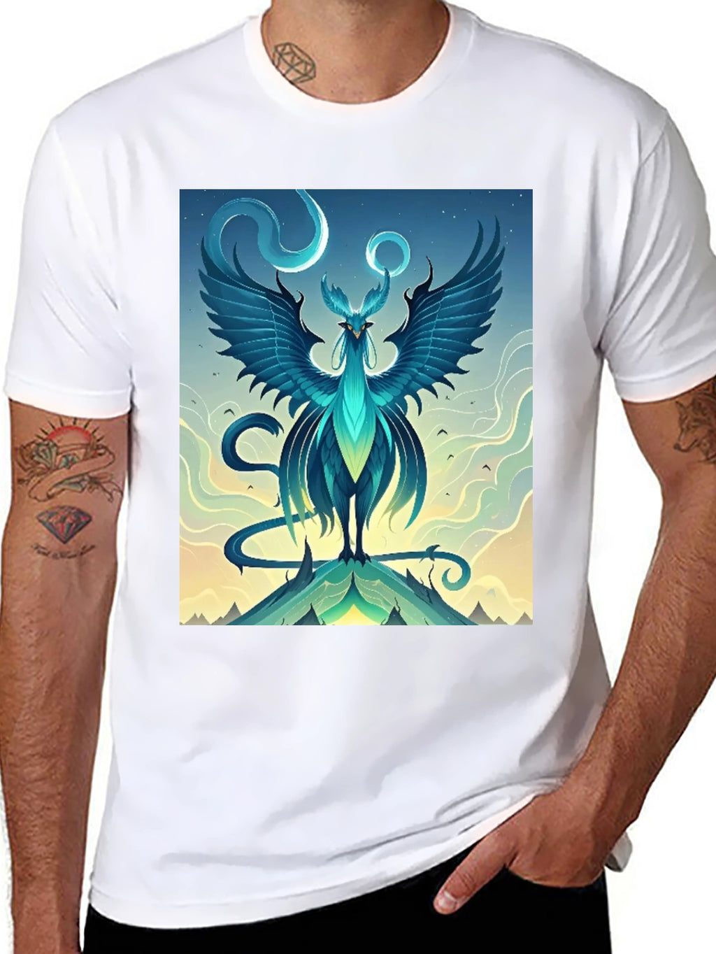 Mystical Phoenix Graphic Tee
