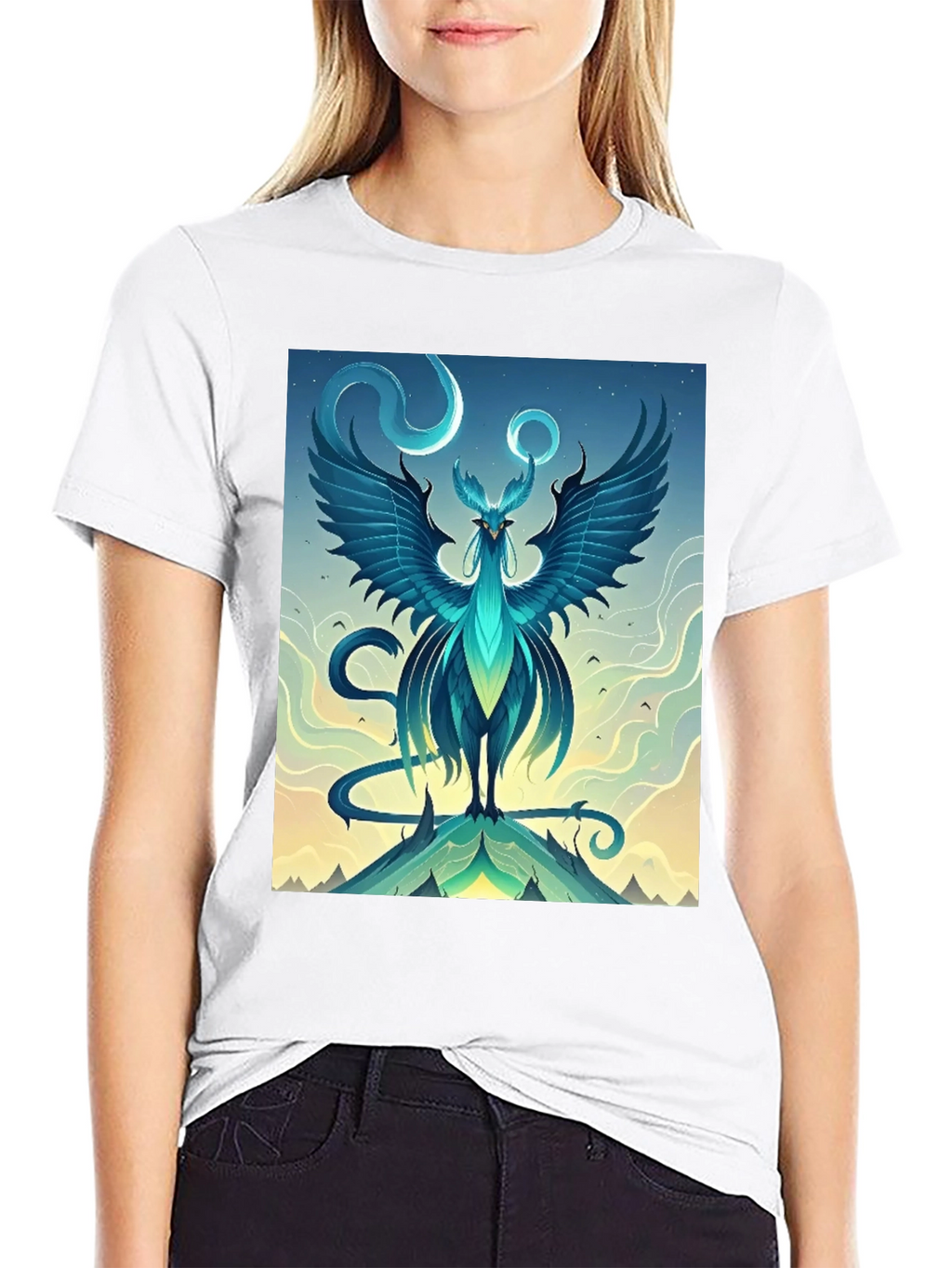 Mystical Phoenix Graphic Tee