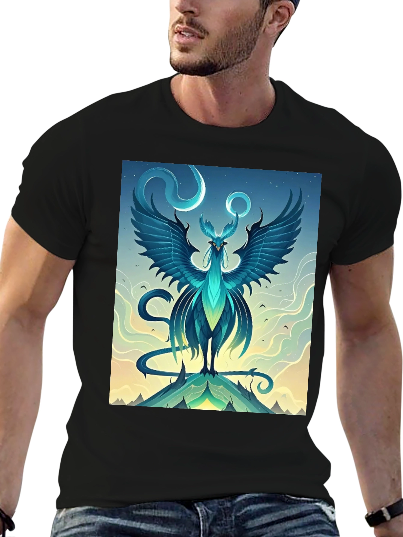 Mystical Phoenix Graphic Tee