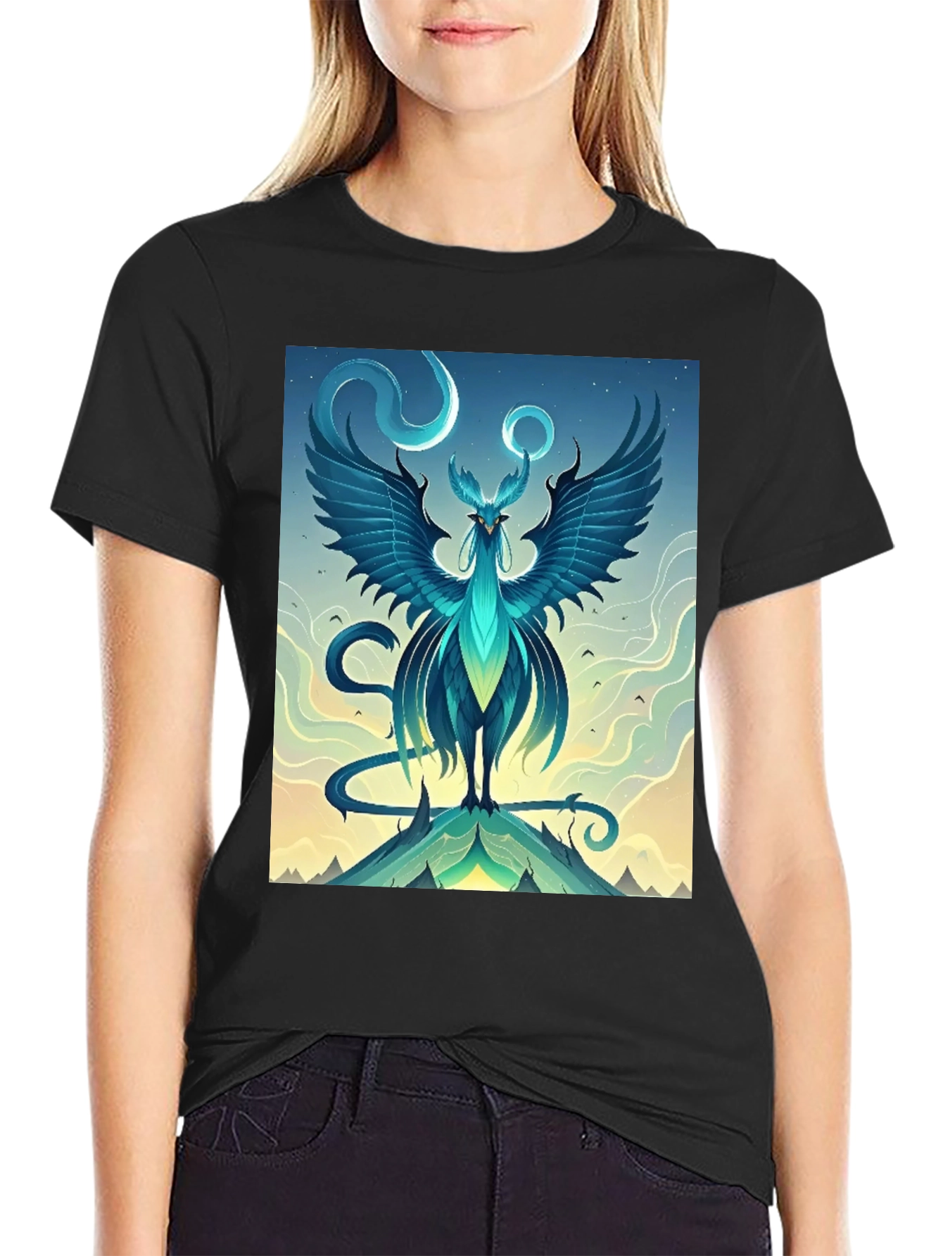 Mystical Phoenix Graphic Tee