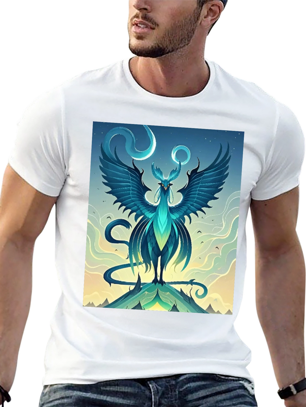 Mystical Phoenix Graphic Tee