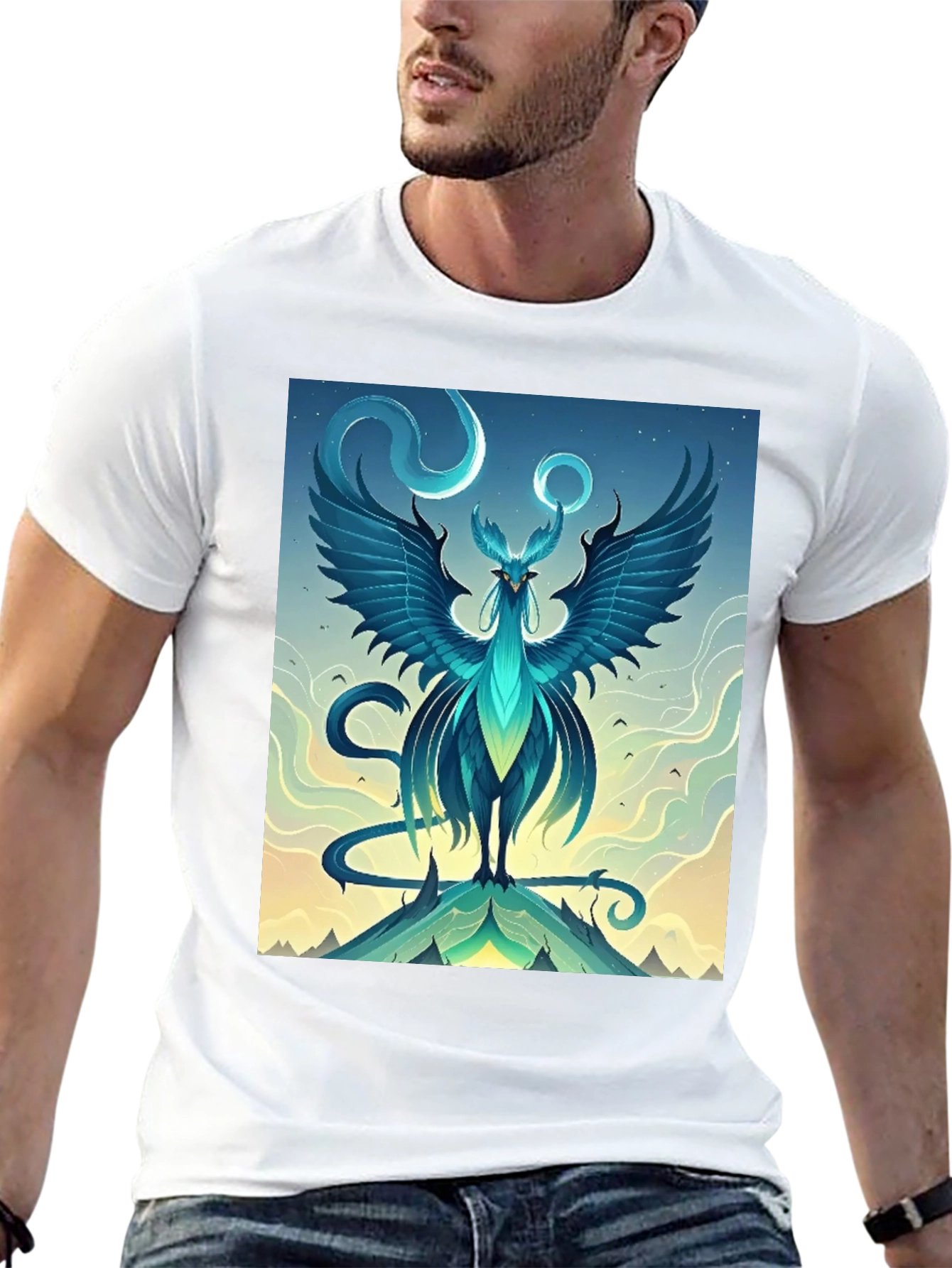 Mystical Phoenix Graphic Tee