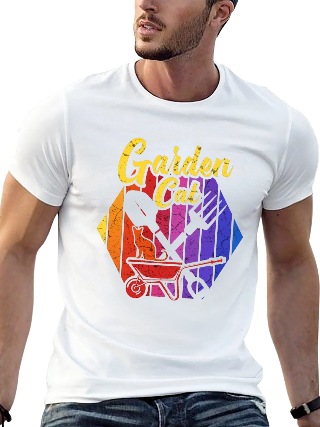 Garden Cat T-Shirt - Gardening Lover Tee