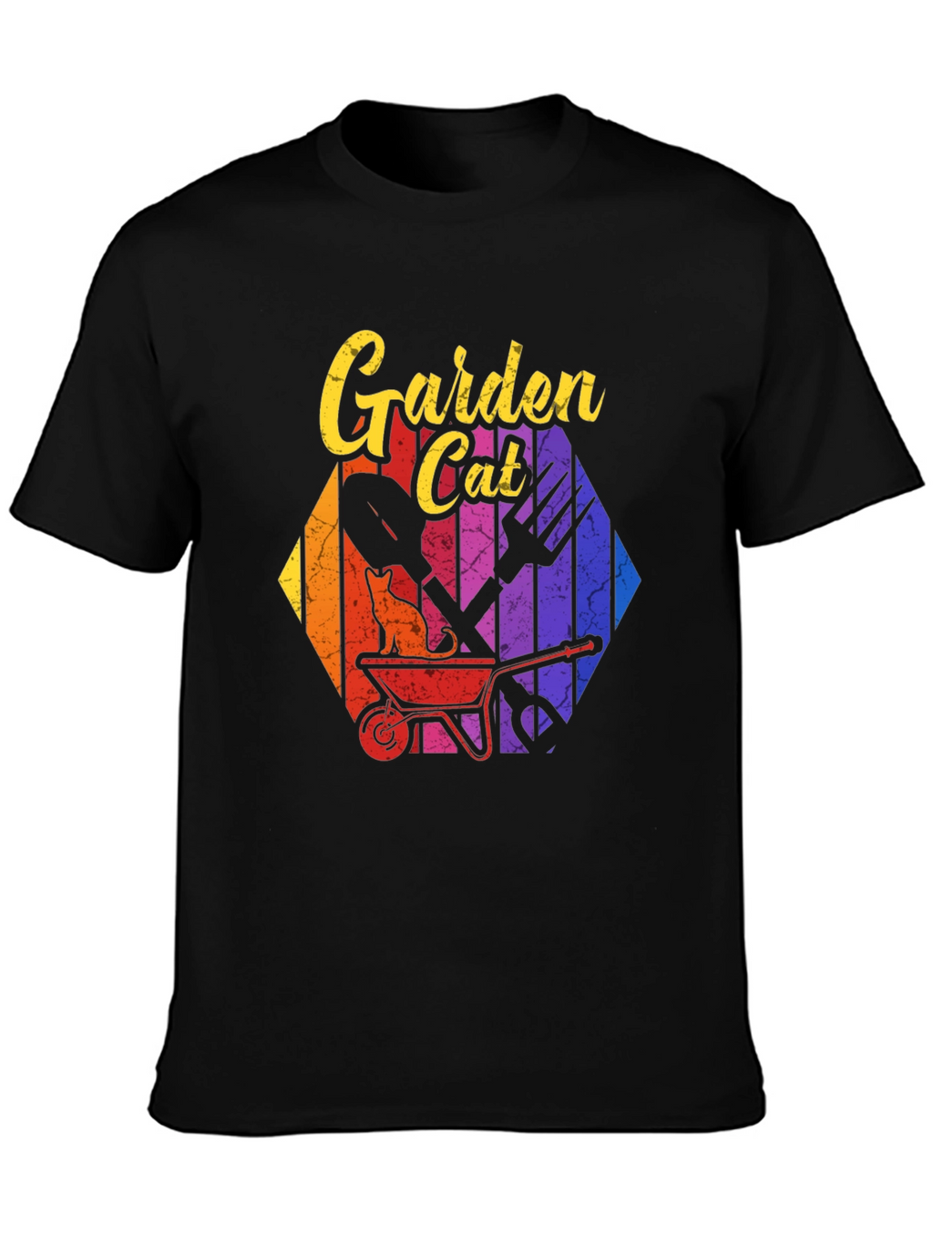 Garden Cat T-Shirt - Gardening Lover Tee