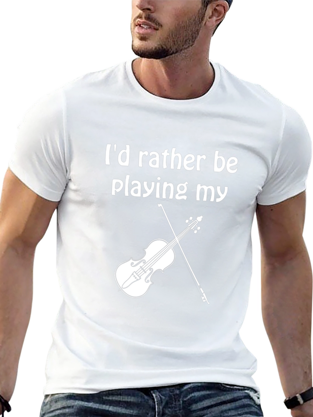 Id Rather Be Playing My Violin T-Shirt