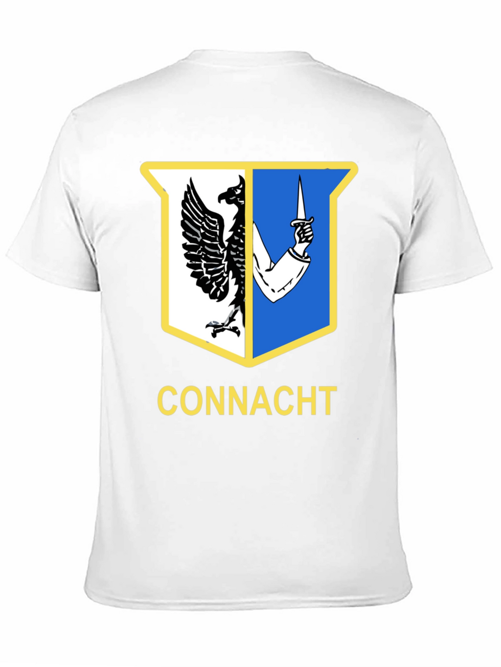 Connacht Ireland Crest Black T-Shirt