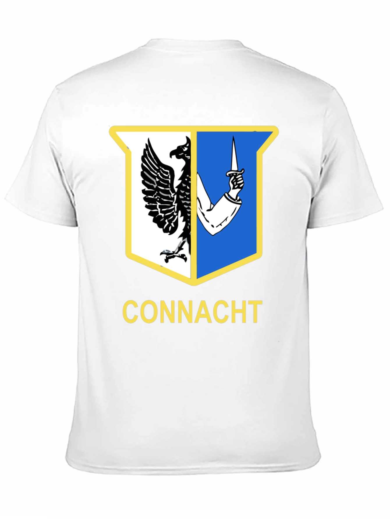 Connacht Ireland Crest Black T-Shirt