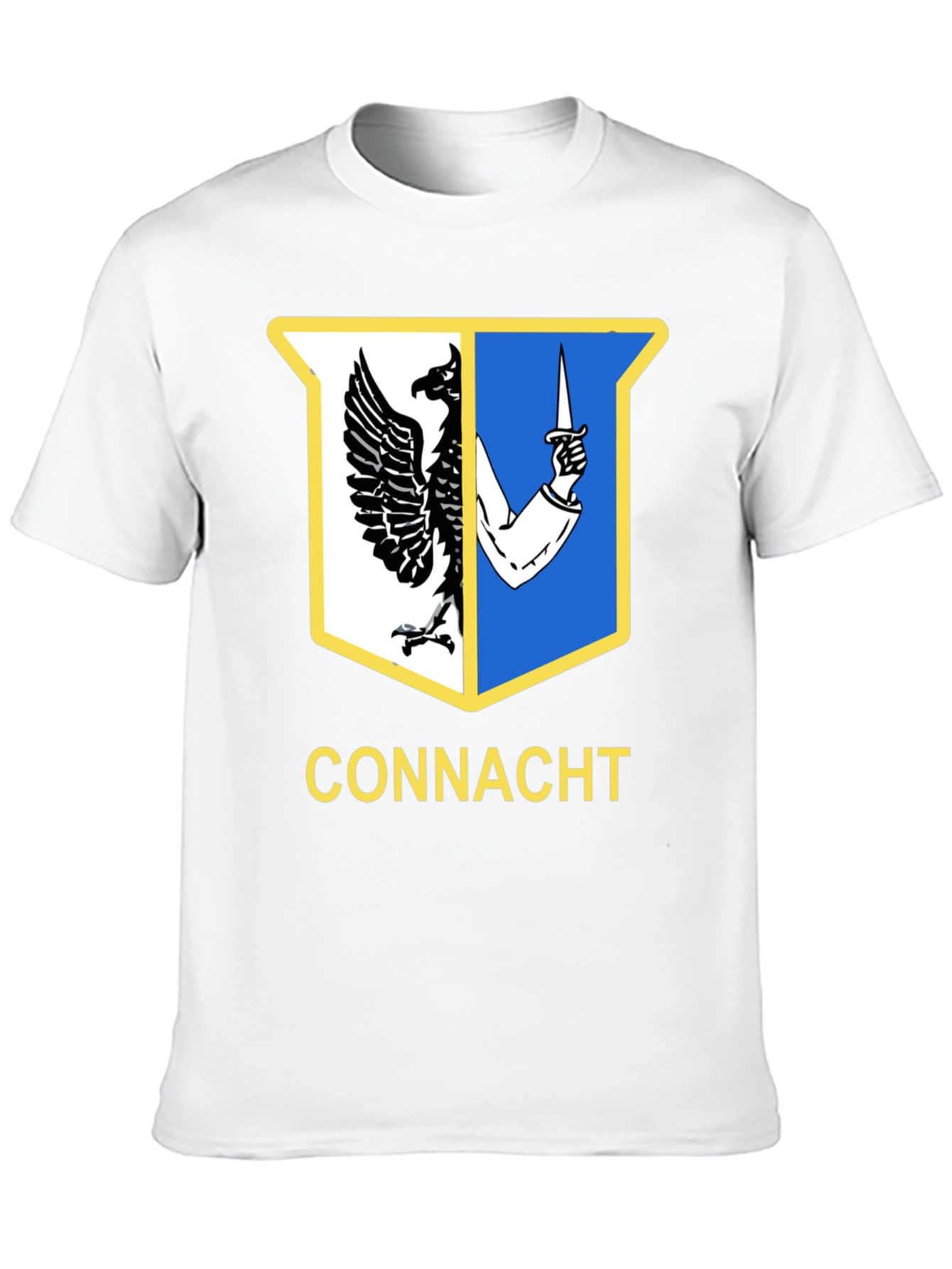 Connacht Ireland Crest Black T-Shirt