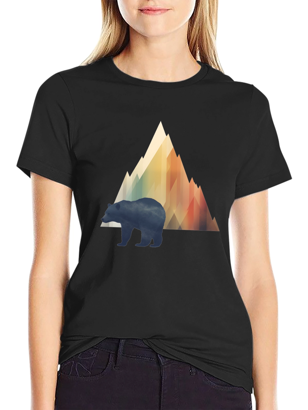 Mountain Bear Graphic T-Shirt