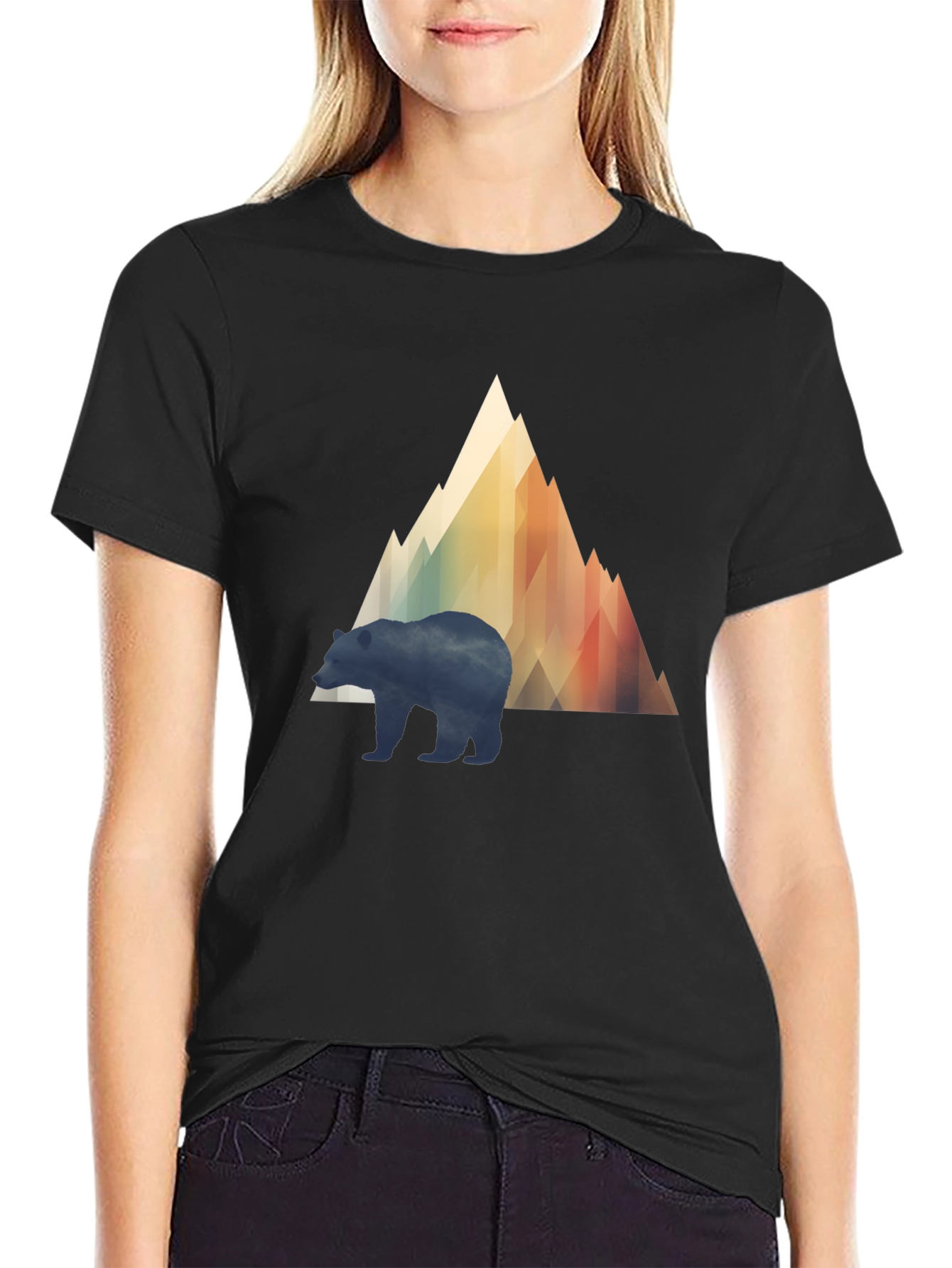 Mountain Bear Graphic T-Shirt