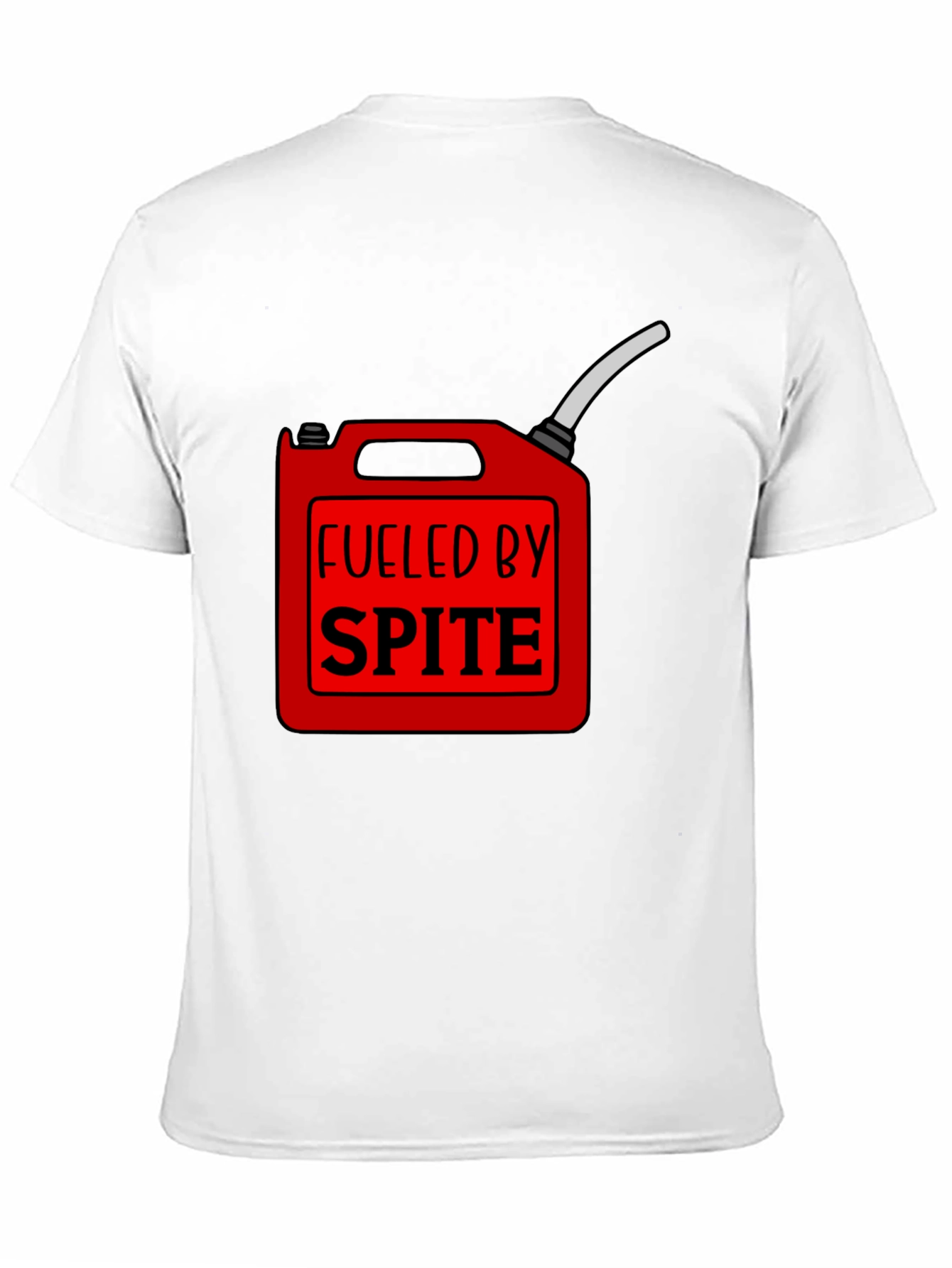 Fueled by Spite Funny Graphic T-Shirt