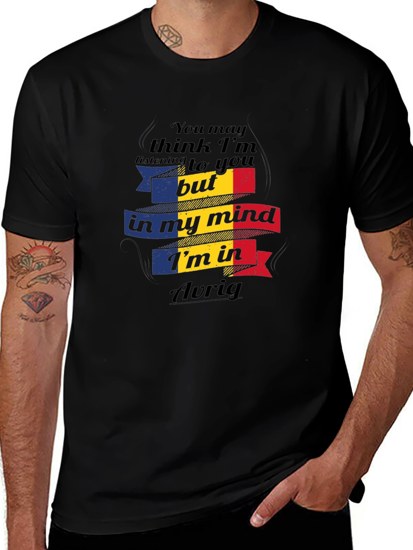 Avrig Mind T-Shirt - Romania Flag