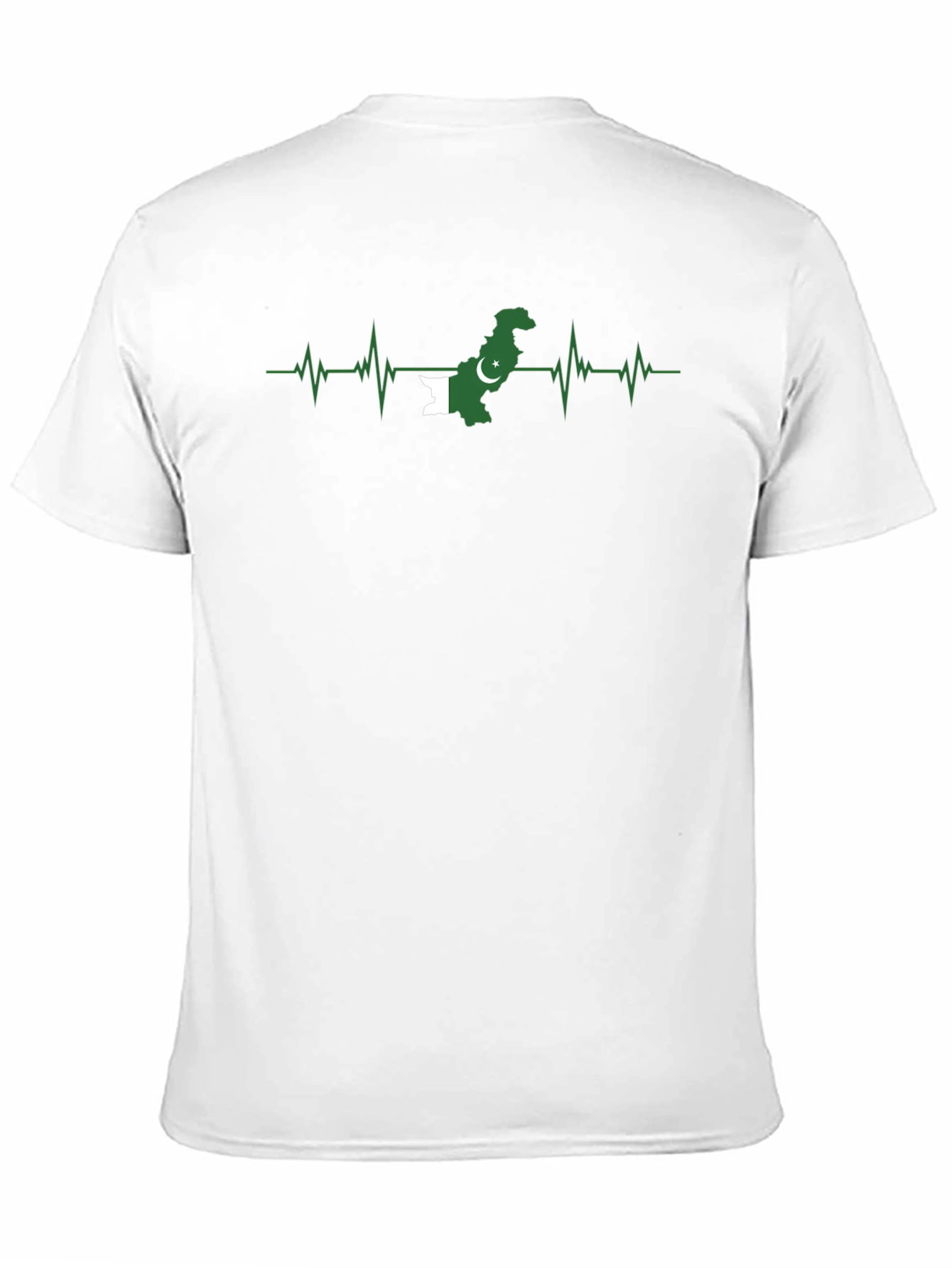 Pakistan Flag Heartbeat T-Shirt