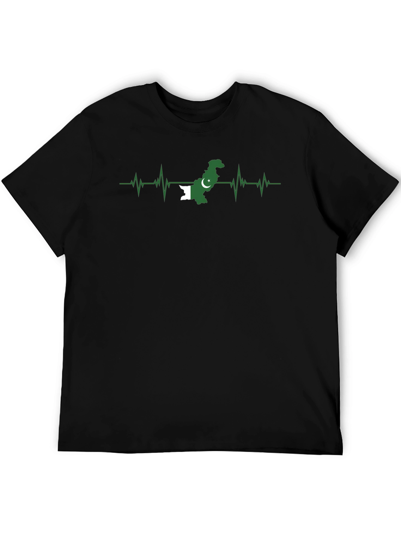 Pakistan Flag Heartbeat T-Shirt