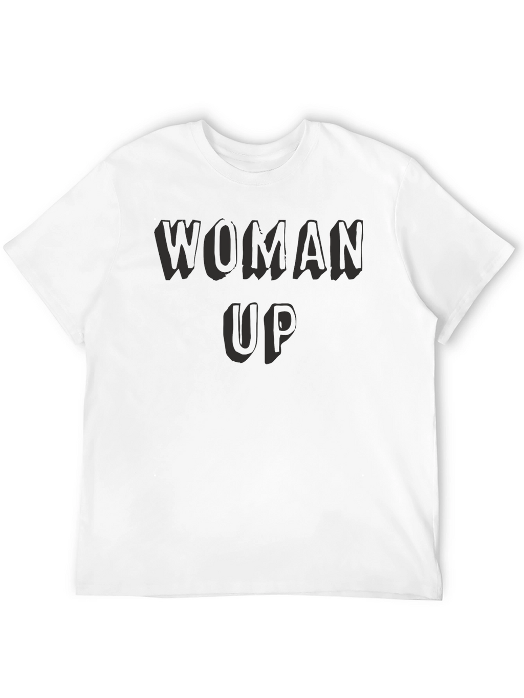 Woman Up Black T-Shirt