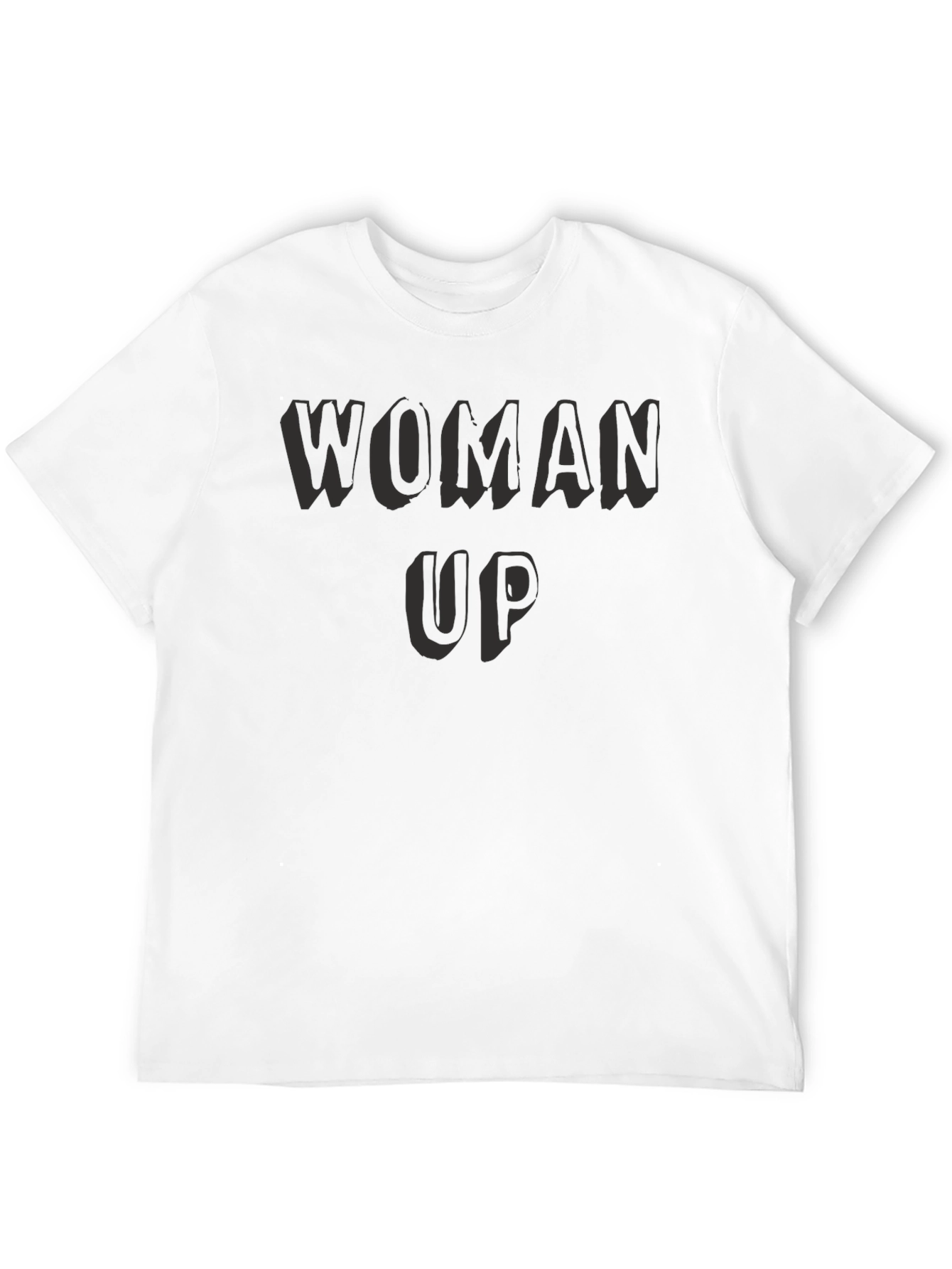 Woman Up Black T-Shirt