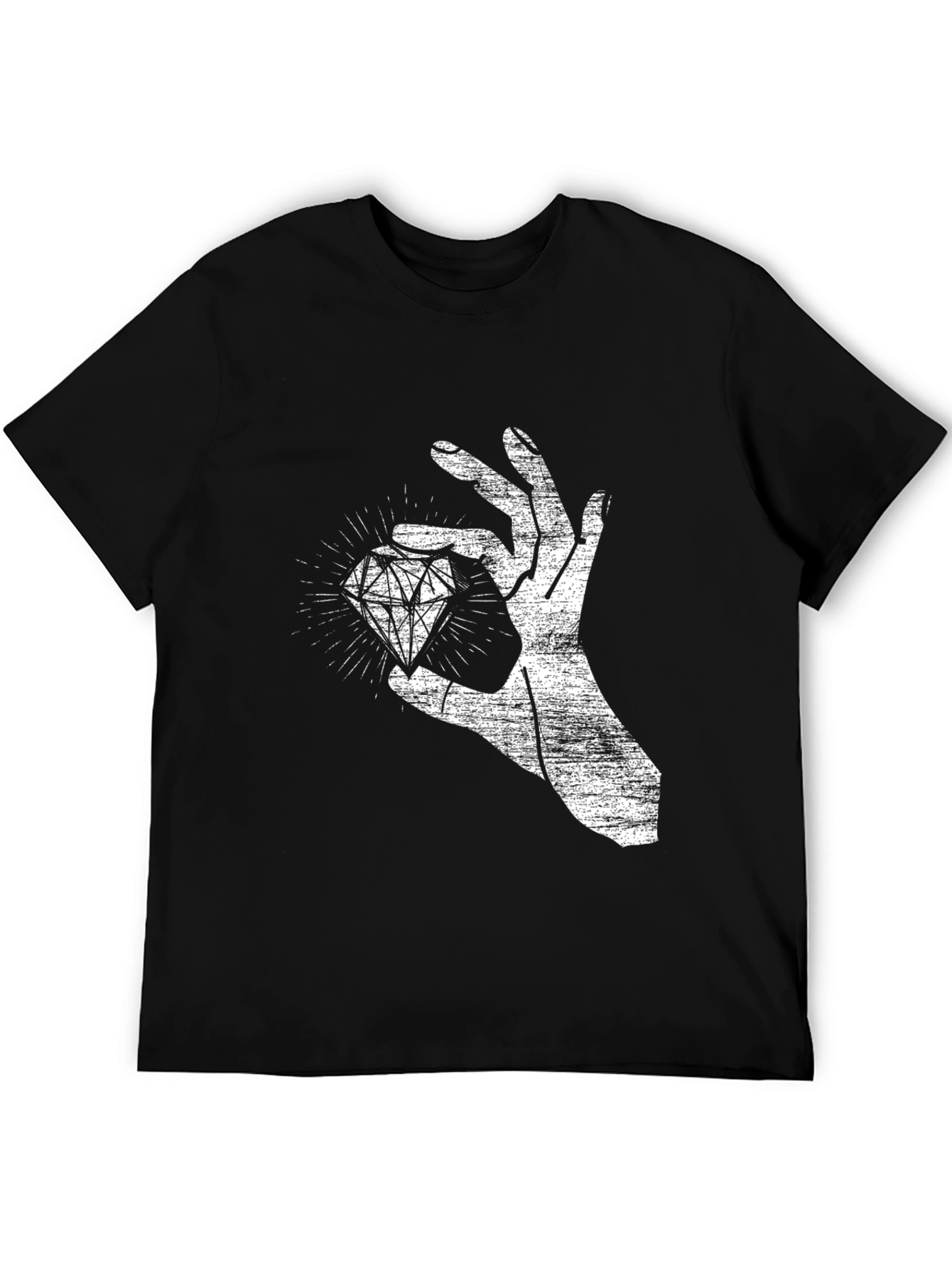 Diamond Hand Graphic Tee - Stylish & Unique