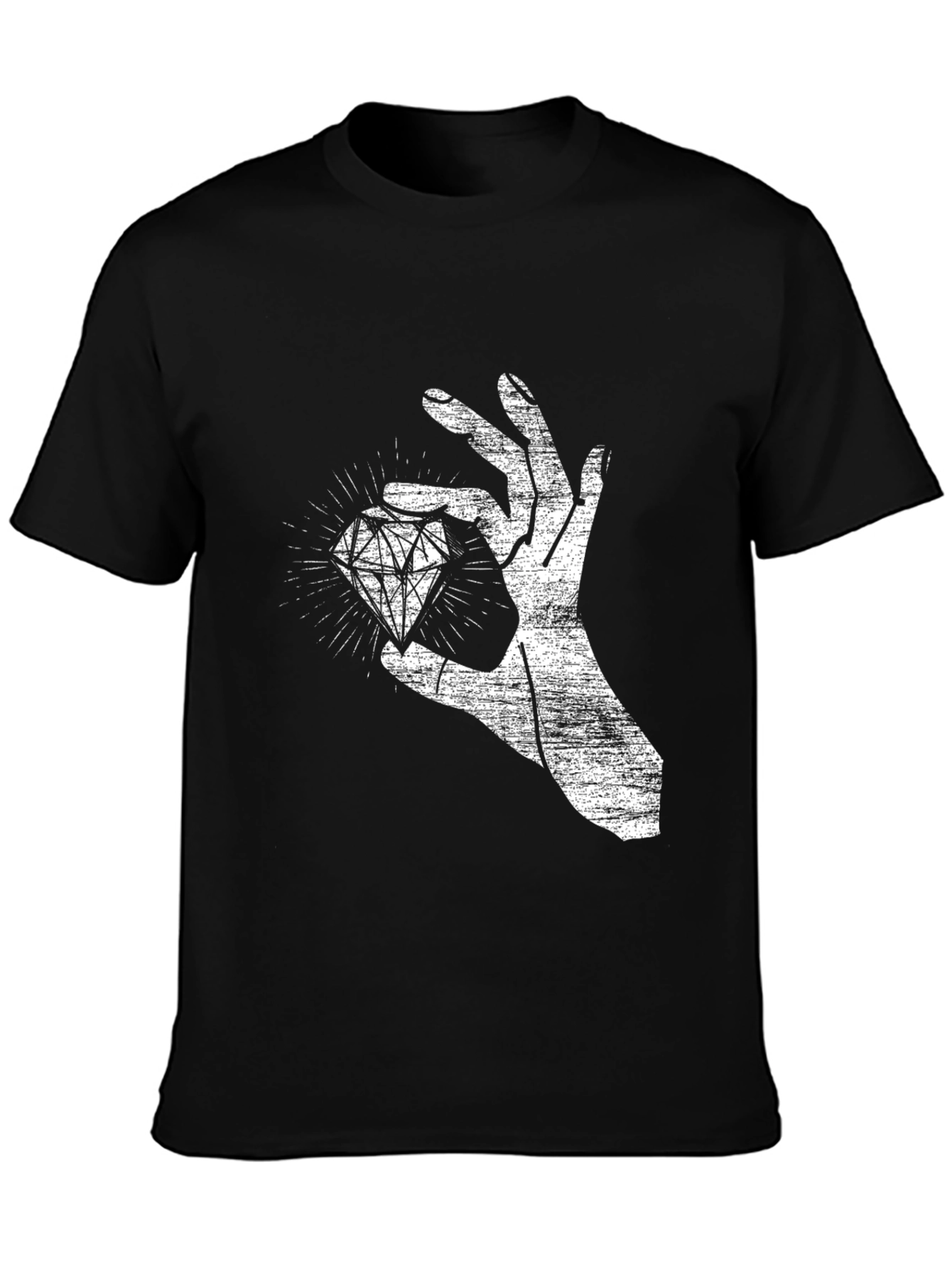 Diamond Hand Graphic Tee - Stylish & Unique