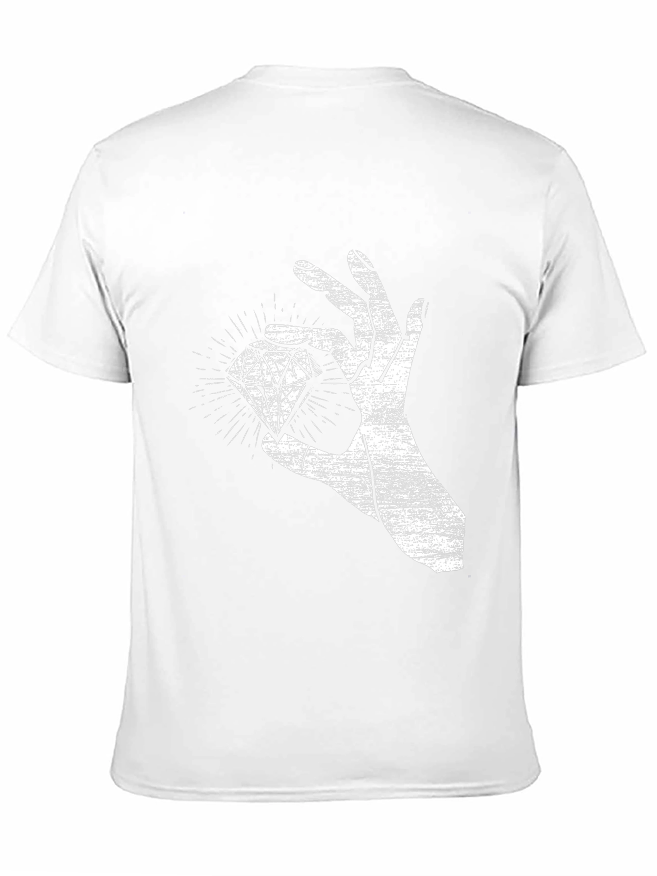 Diamond Hand Graphic Tee - Stylish & Unique