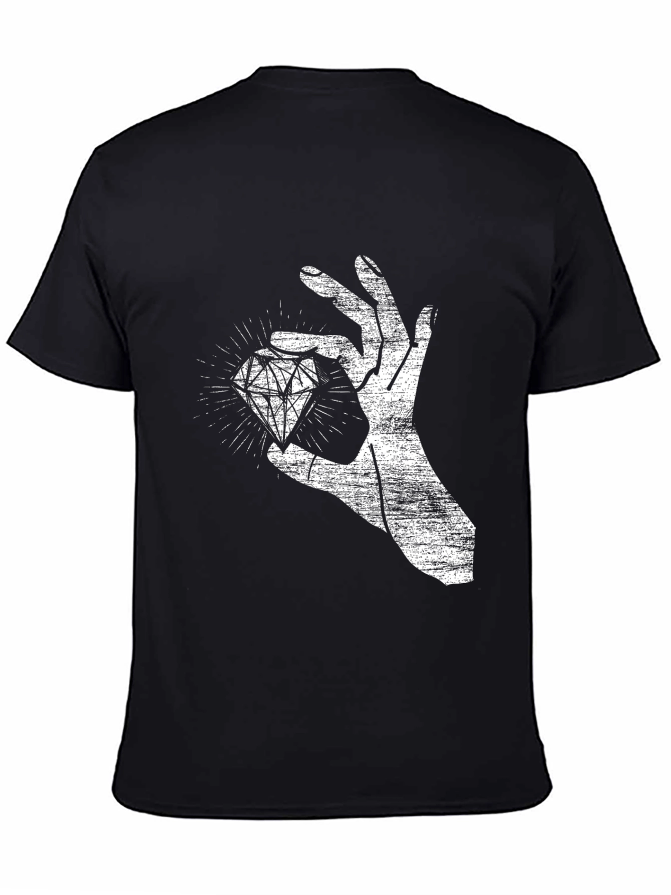 Diamond Hand Graphic Tee - Stylish & Unique