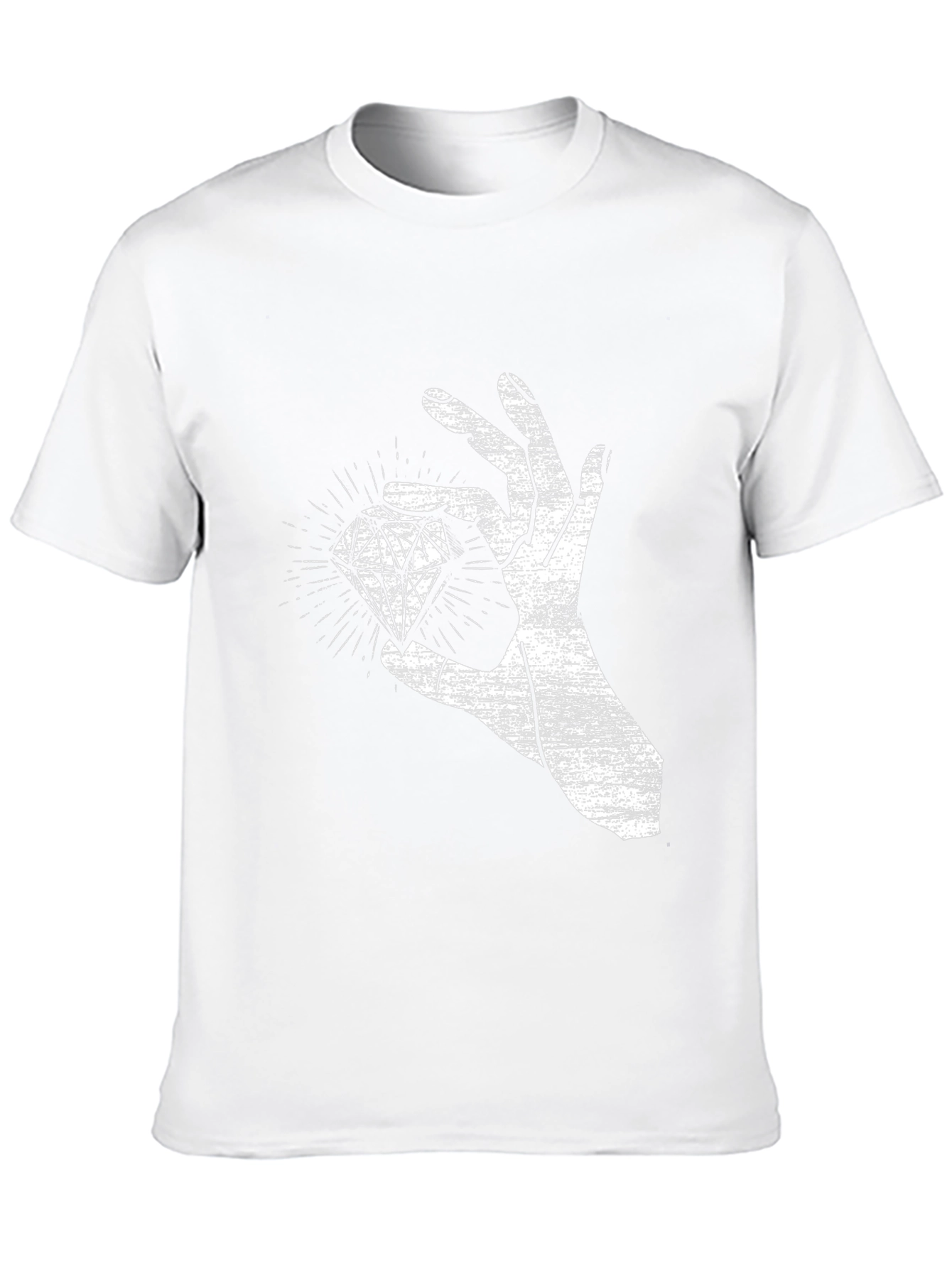Diamond Hand Graphic Tee - Stylish & Unique