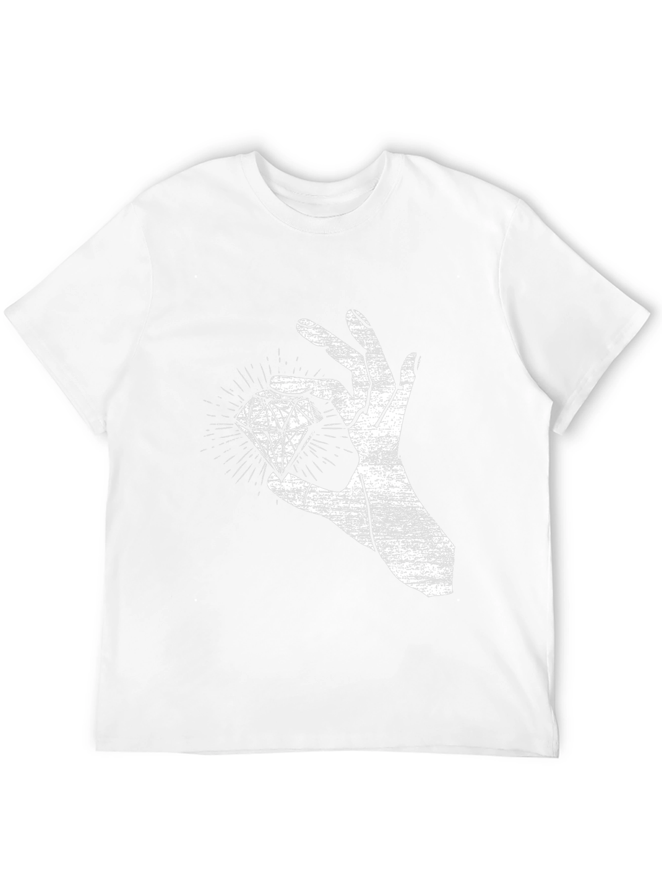 Diamond Hand Graphic Tee - Stylish & Unique