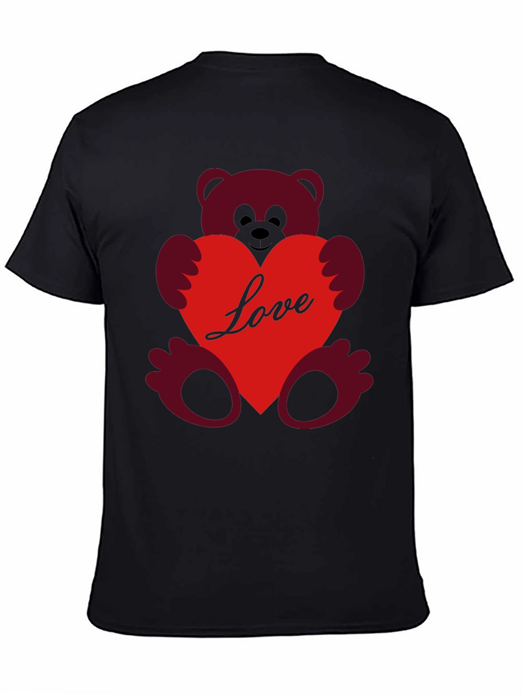 Love Teddy Bear T-Shirt - Heart Graphic Tee