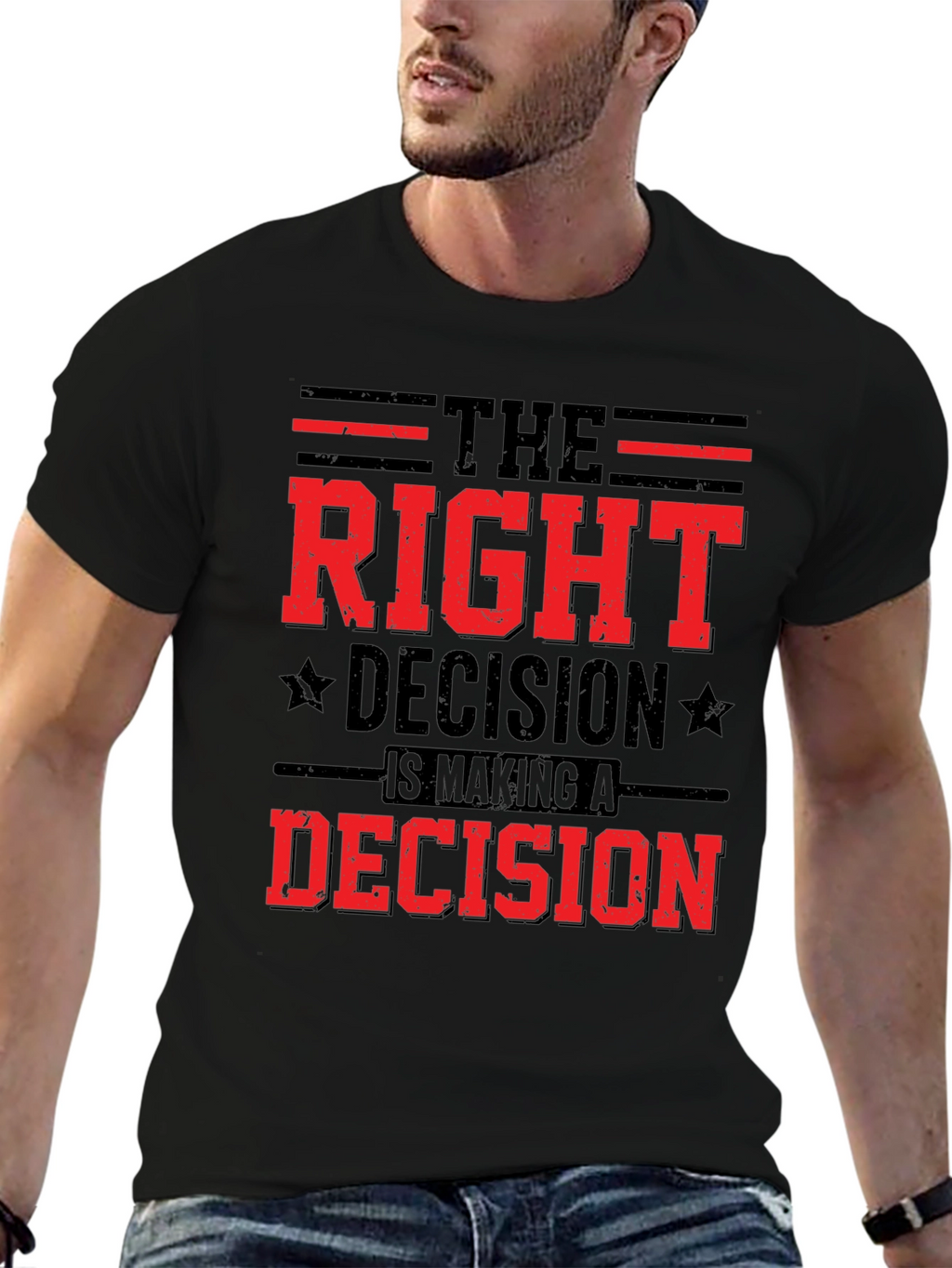 The Right Decision Graphic T-Shirt