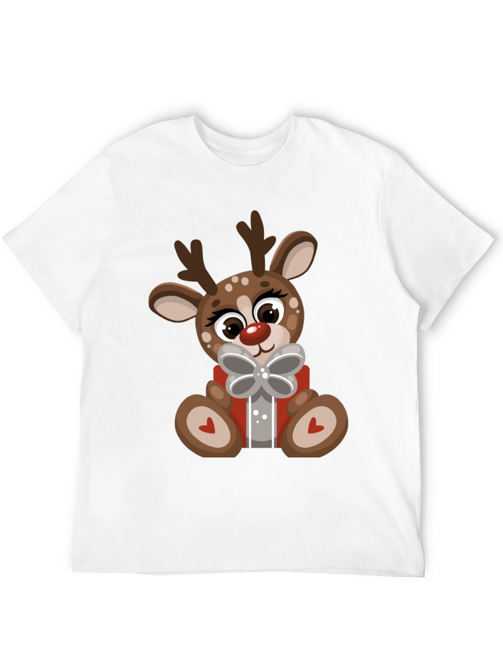 Cute Reindeer Gift Christmas Tee