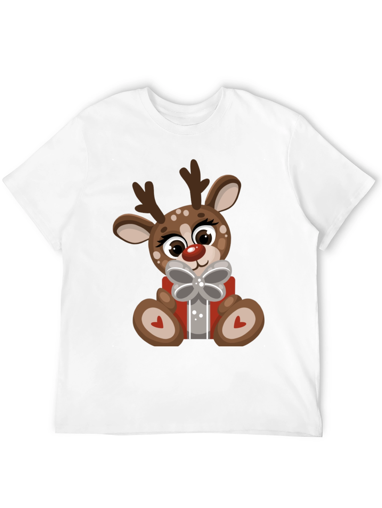 Cute Reindeer Gift Christmas Tee