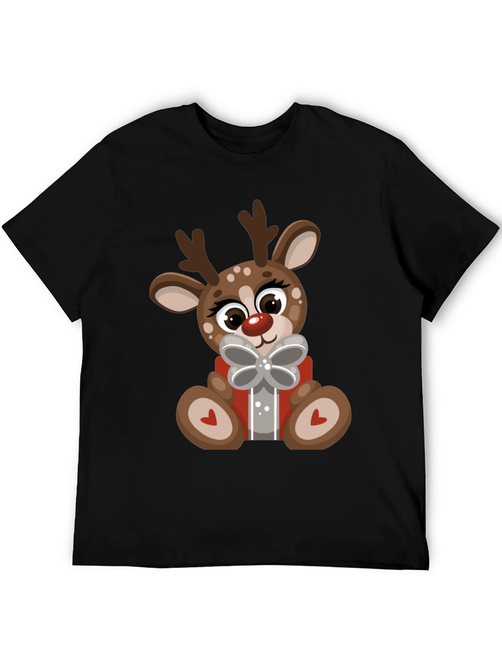 Cute Reindeer Gift Christmas Tee