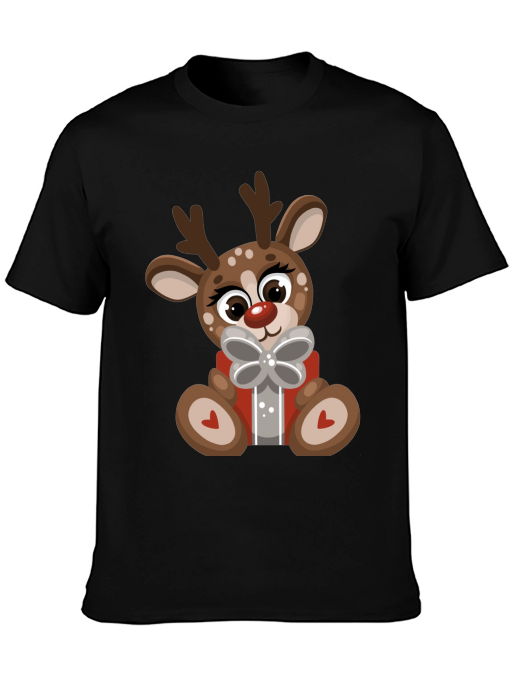 Cute Reindeer Gift Christmas Tee