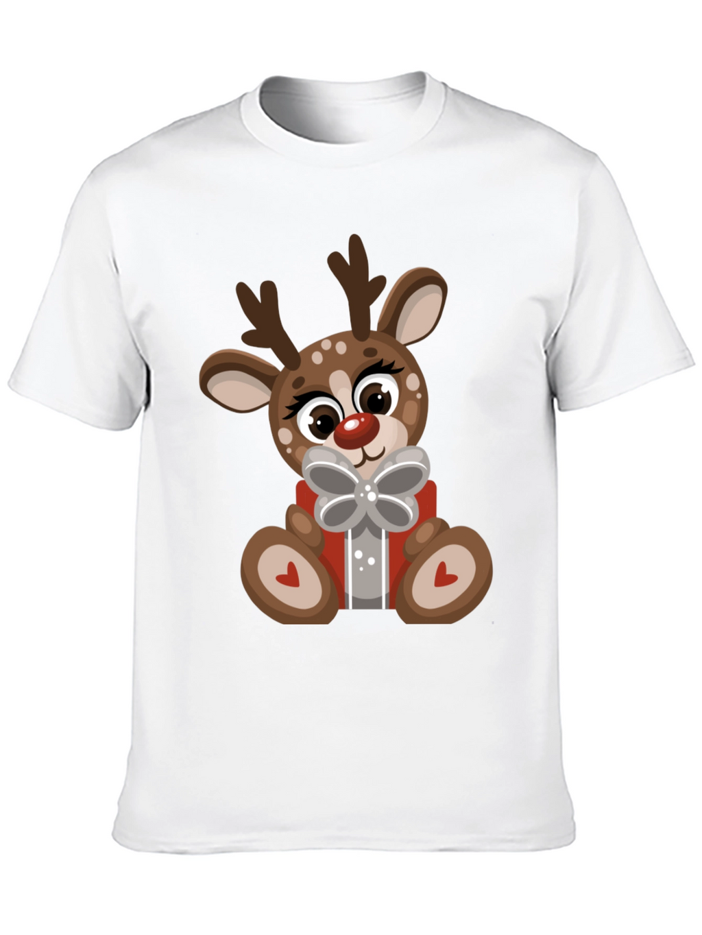 Cute Reindeer Gift Christmas Tee