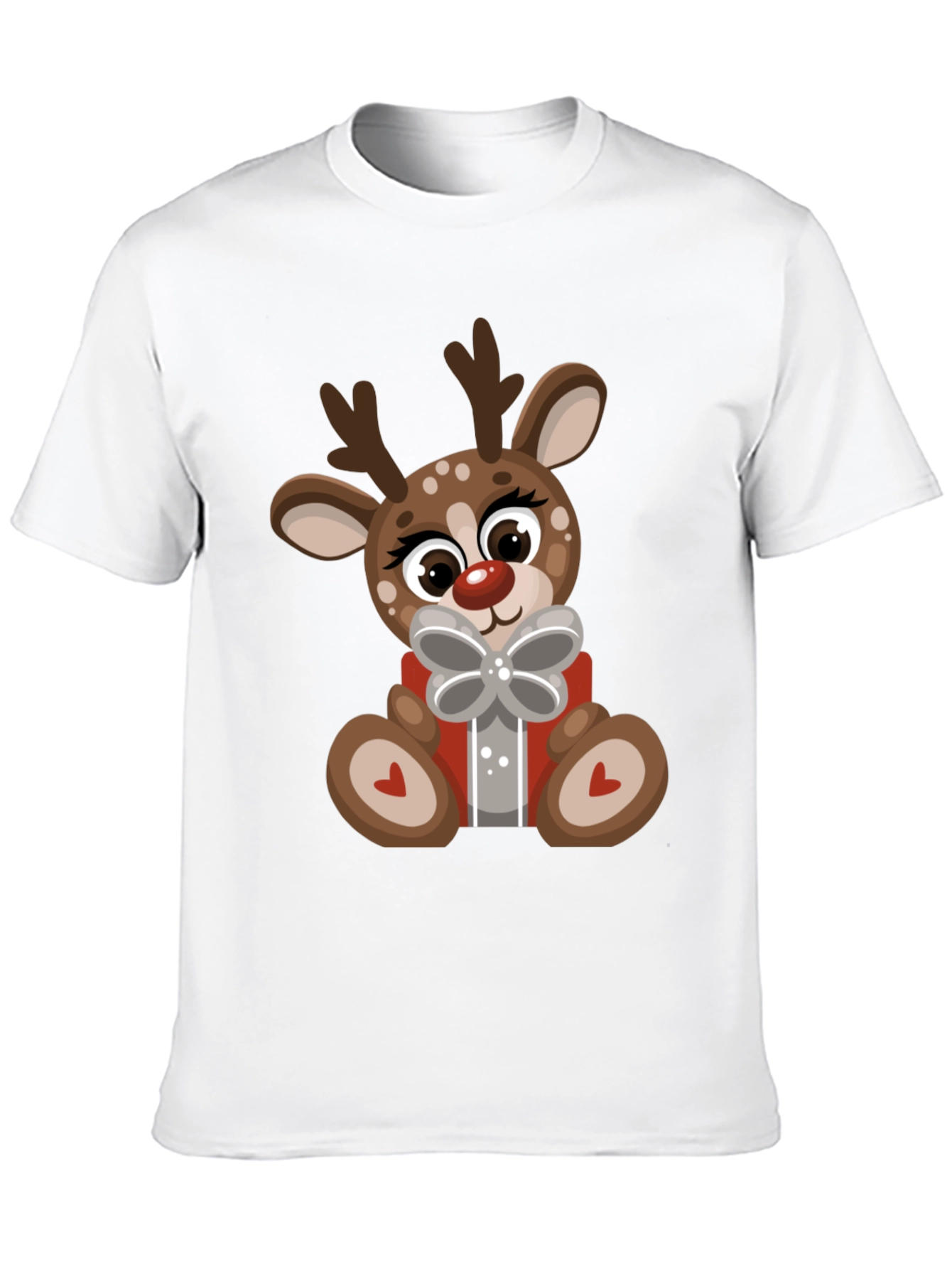 Cute Reindeer Gift Christmas Tee