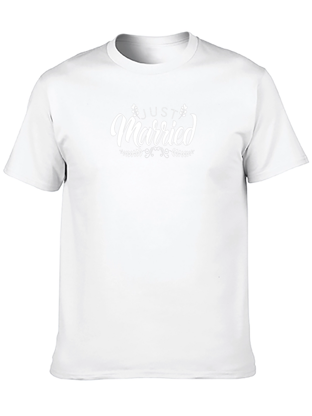 Just Married Graphic Tee - Black Unisex T-Shirt