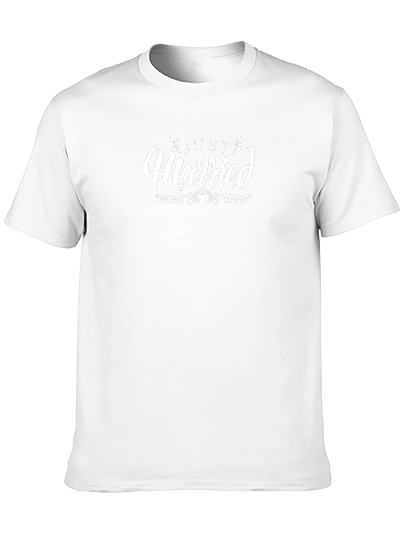 Just Married Graphic Tee - Black Unisex T-Shirt