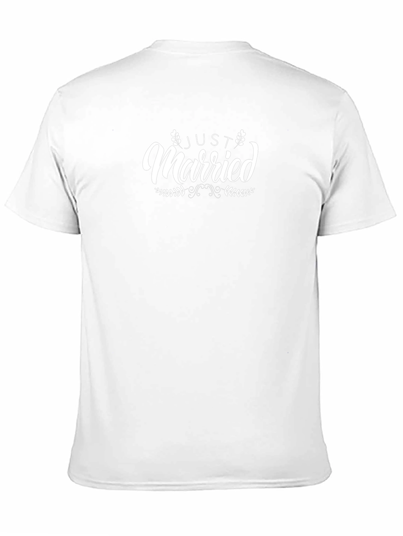 Just Married Graphic Tee - Black Unisex T-Shirt