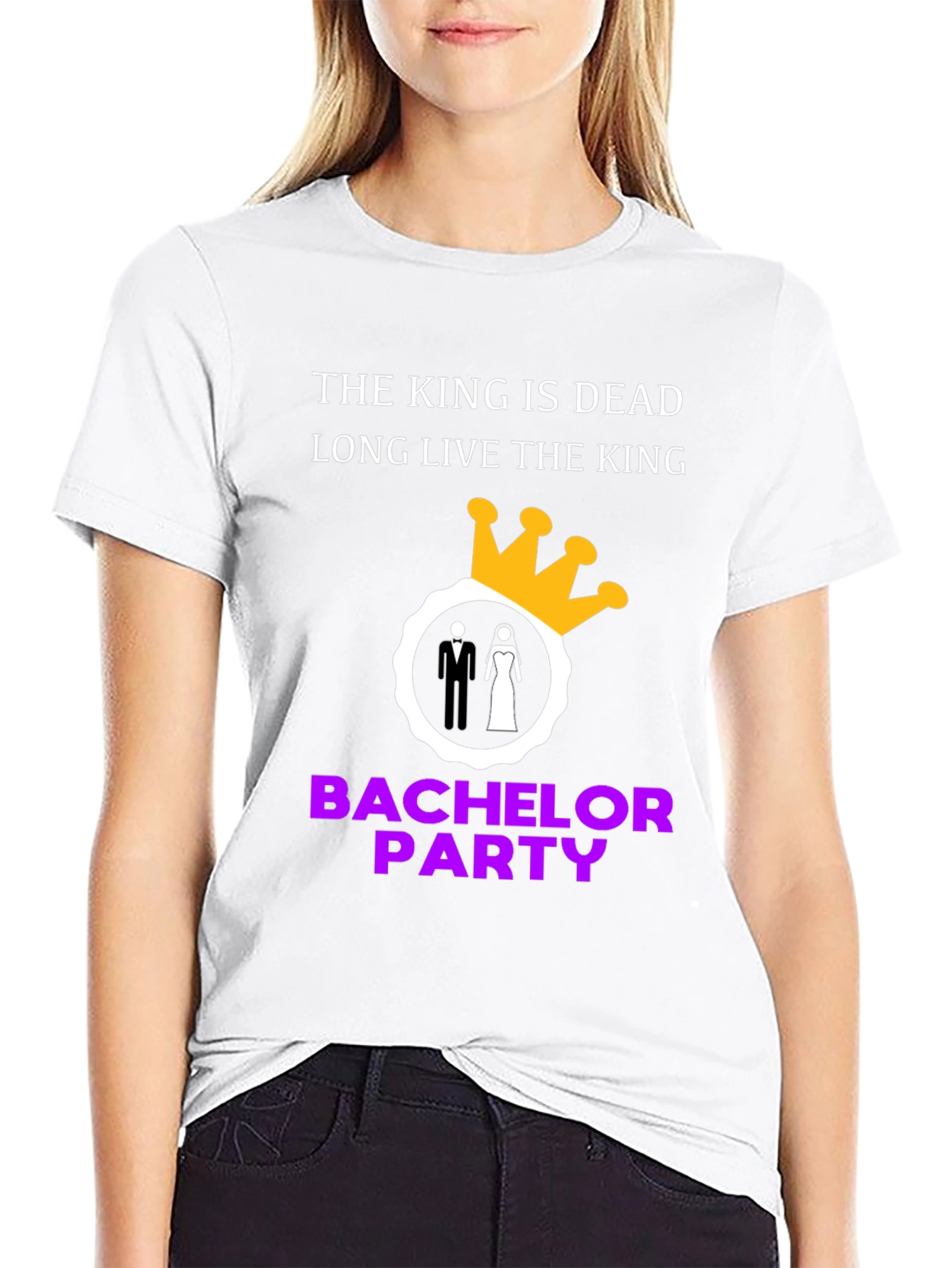 Bachelor Party T-Shirt: The King is Dead