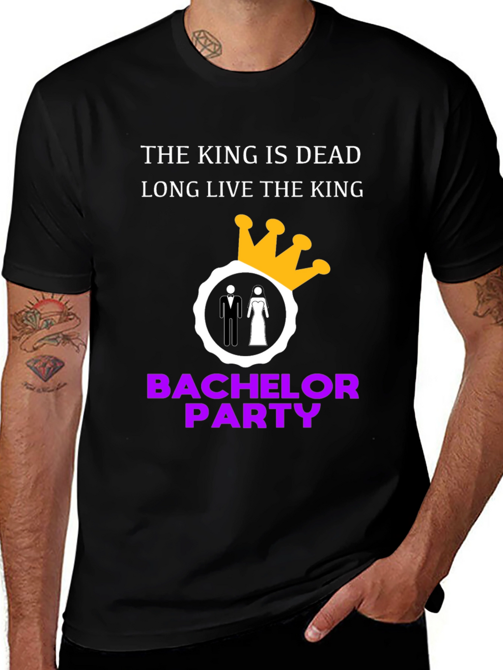 Bachelor Party T-Shirt: The King is Dead