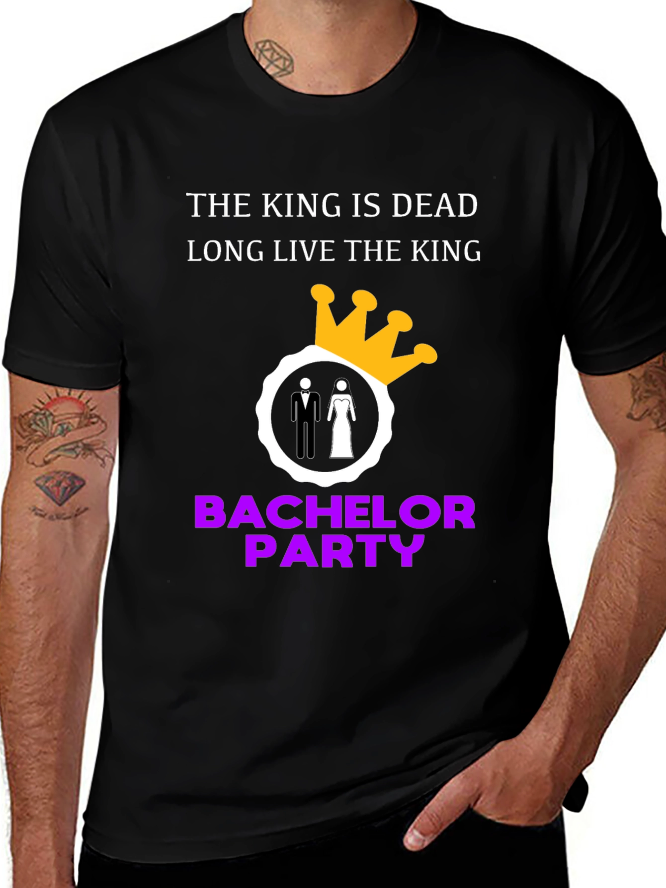 Bachelor Party T-Shirt: The King is Dead
