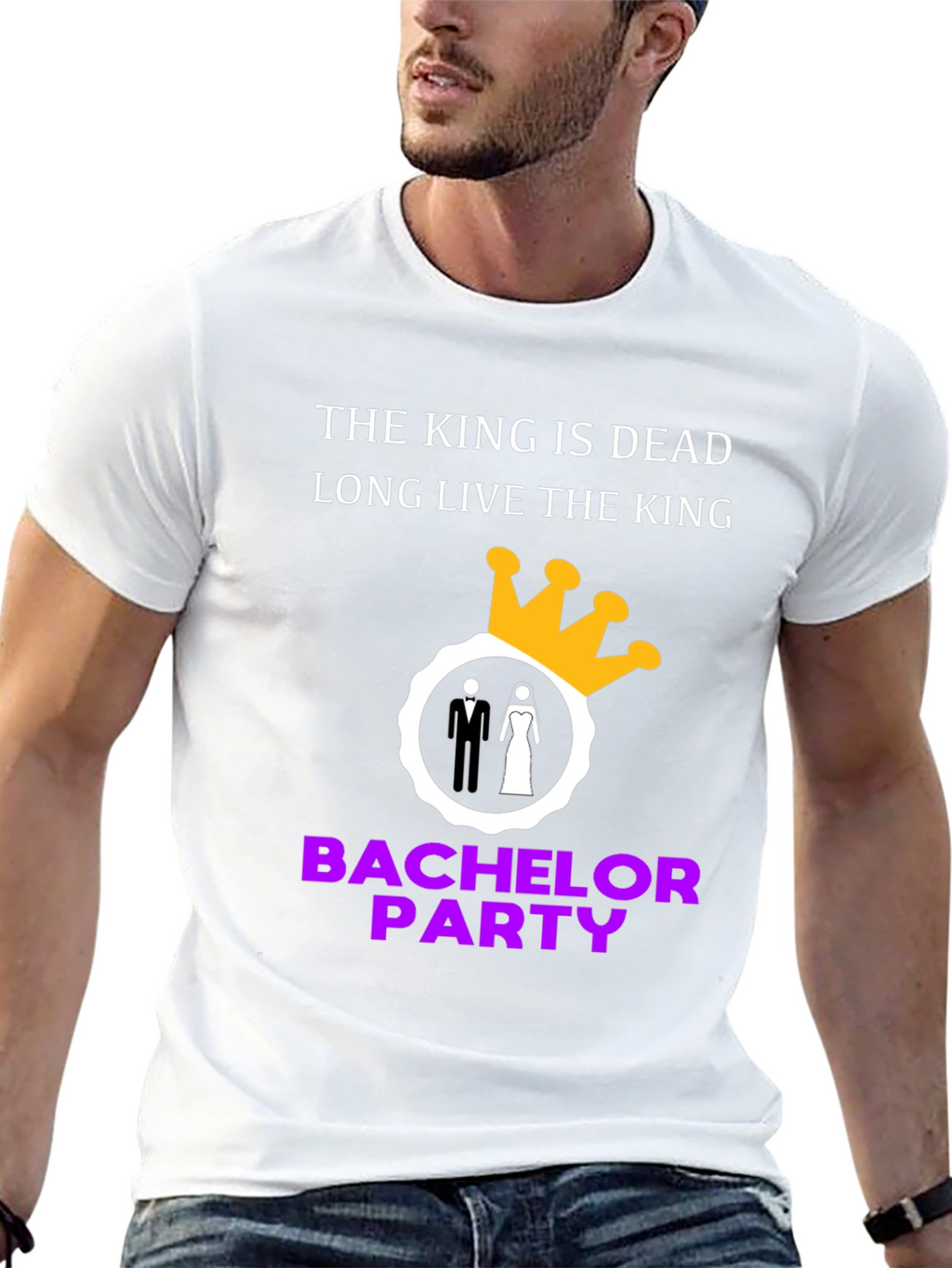 Bachelor Party T-Shirt: The King is Dead